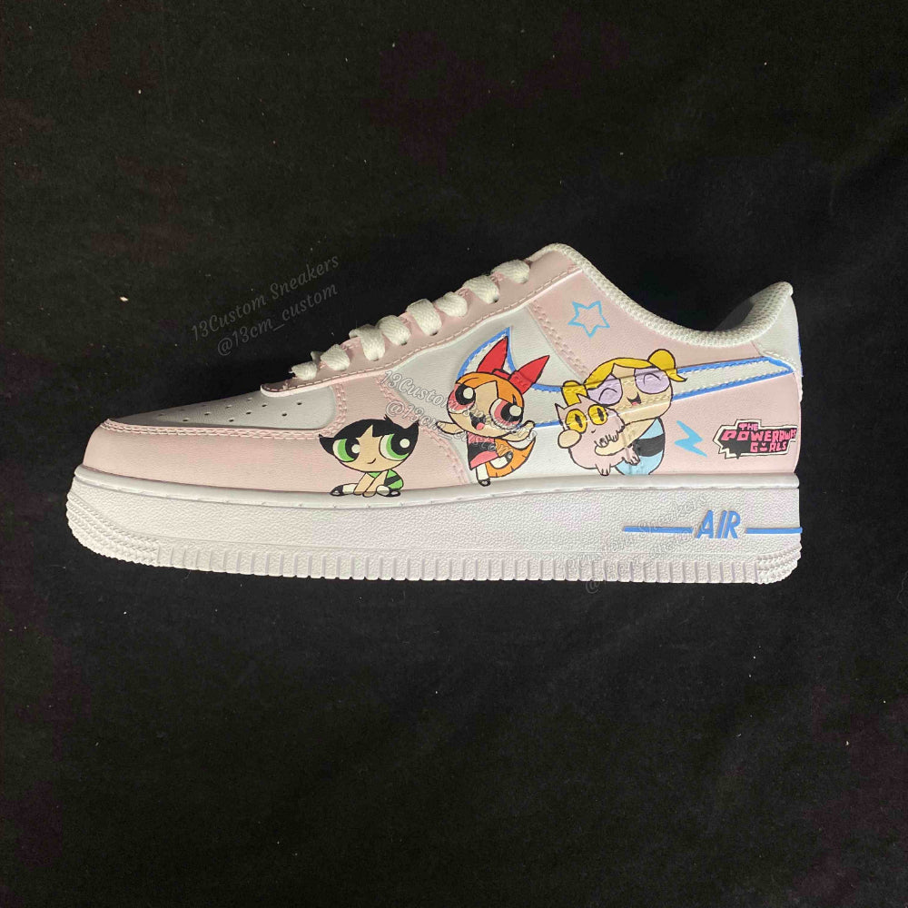 0574-비행소녀경찰 파란색 전체 패턴