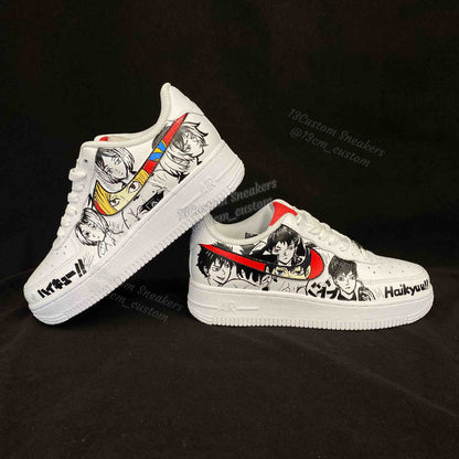 0666-Volleyball少年 manga en blanco y negro + logo a color