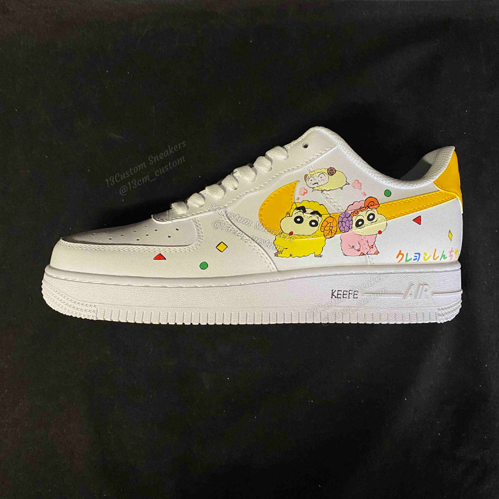 0546 - Crayon Shin-chan and Little Aoi Blue and Yellow Model