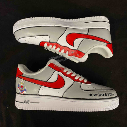 0559-Ultraman graurot Kinderschuhmodell