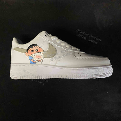 0514-Crayon Shinchan Gray Check