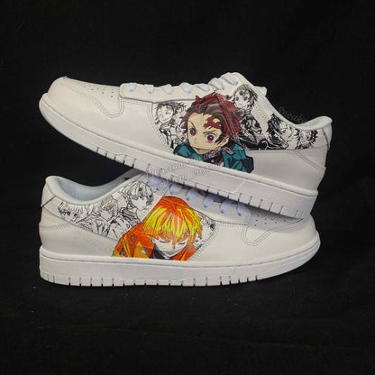 0596-Demon Slayer colored characters black and white manga