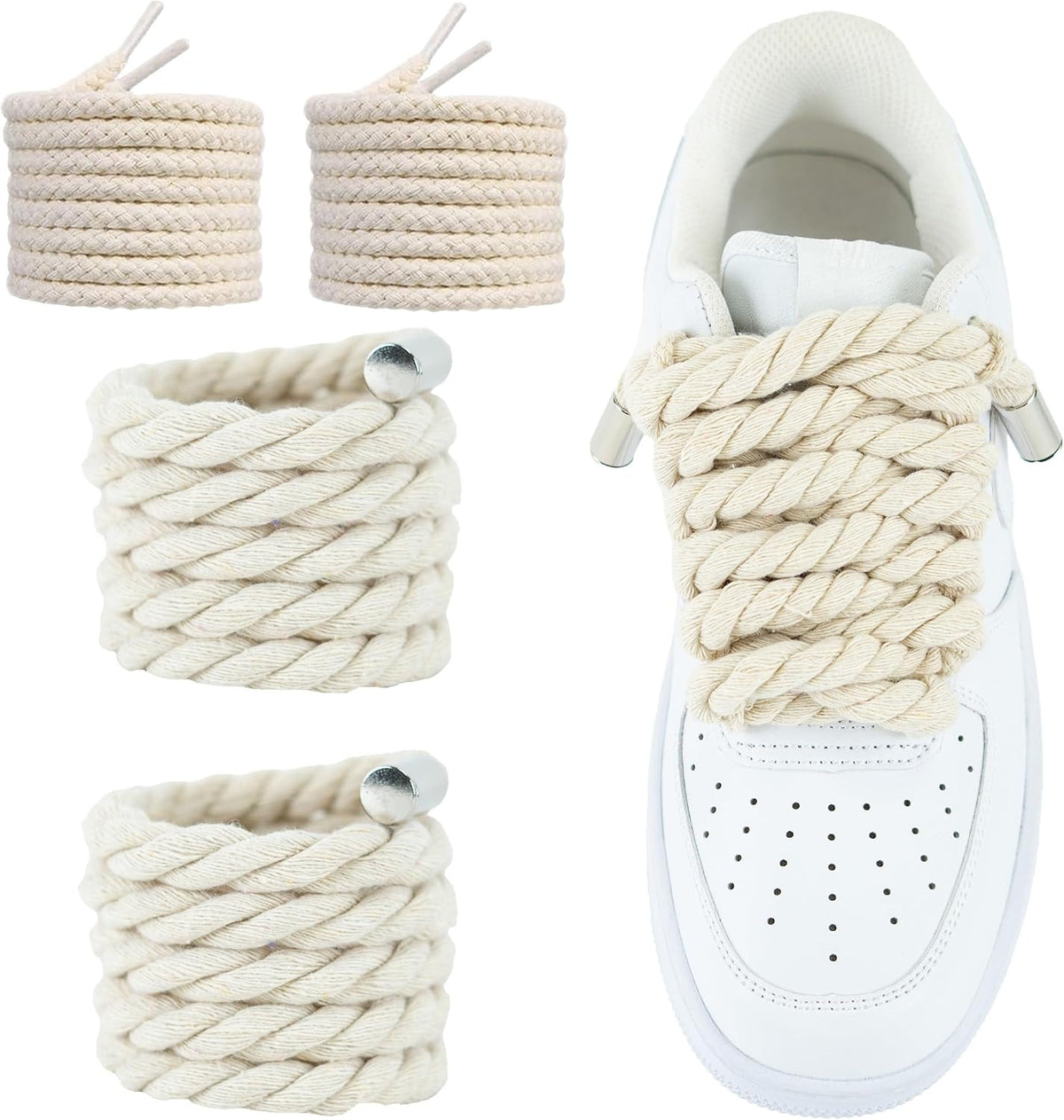 Thick rope shoelaces- 47 Inch(120cm)